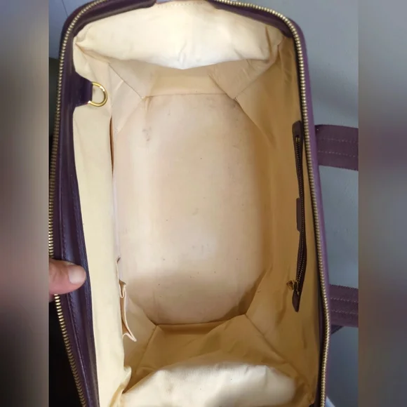 Louis Vuitton Denim Min Lin Josephine GM Bordeaux Monogram, Red - Picture 10 of 11